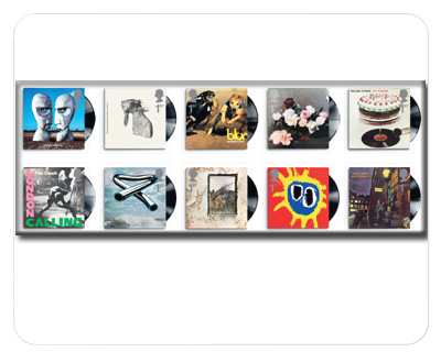 Classic Album Covers Stamp Set