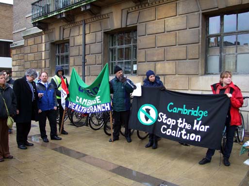 David Howarth MP showed his support.