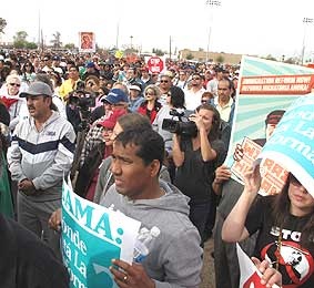 Before the police attack