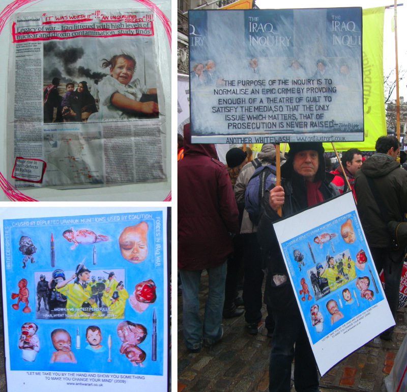 B7. Leading UK AntiWar Artist Chris Holden