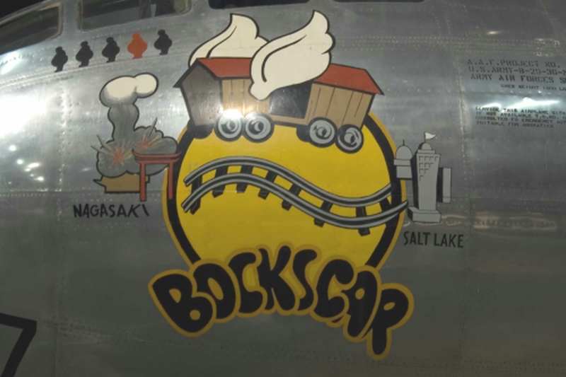 "Bockscar" dropped the atomic bomb "Fat Man" on Nagasaki in August 1945