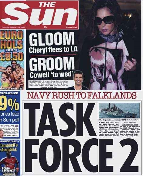 The Sun, 18 February 2010