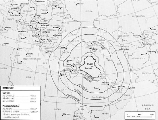 "Iraq's current and planned potential ballistic missiles"