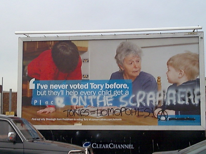 place on the scrapper / homophobes