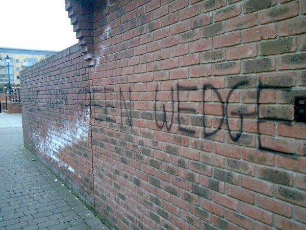 save vivary green wedge