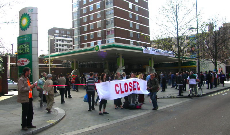 C6. Petrol Station Gets All Partyed-Up