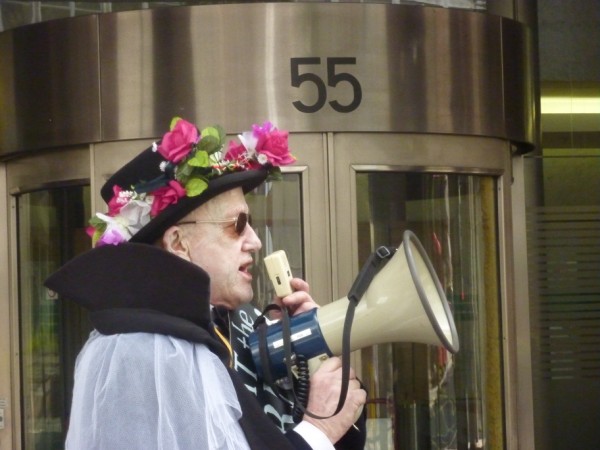 Outside the wrong building