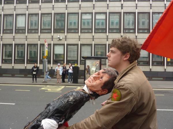Gordon Brown en route to his beheading