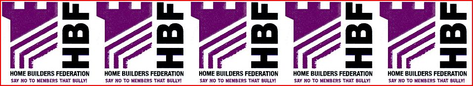 HBF Say No To Members That Bully x 5
