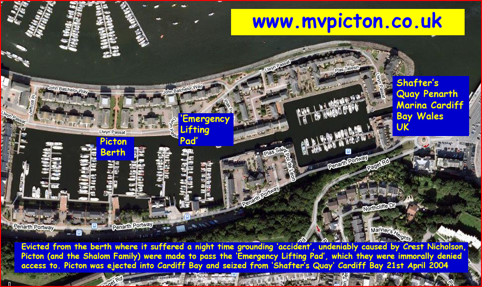 Cardiff Bay of PIGS and Bullies Shafter's Quay Penarth Marina