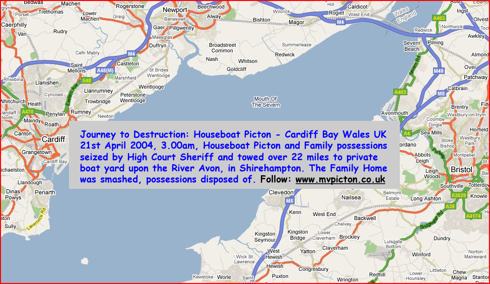 Her Majesty's High Court Sheriff Journey To Destruction 22 Miles M V Picton Home