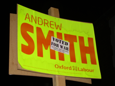 Andrew Smith poster stickered