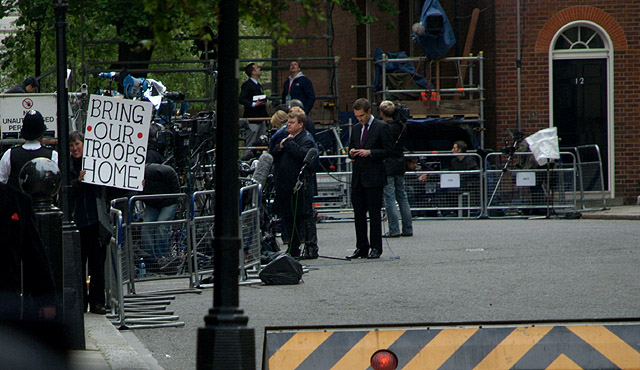 In the belly of the beast.