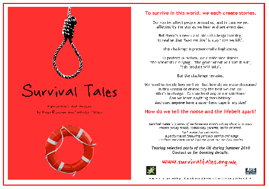 Survival Tales flier