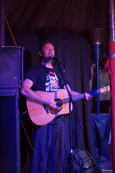 David Rovics Solo set (view 1)