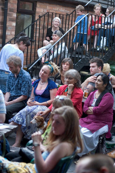 section of the audience