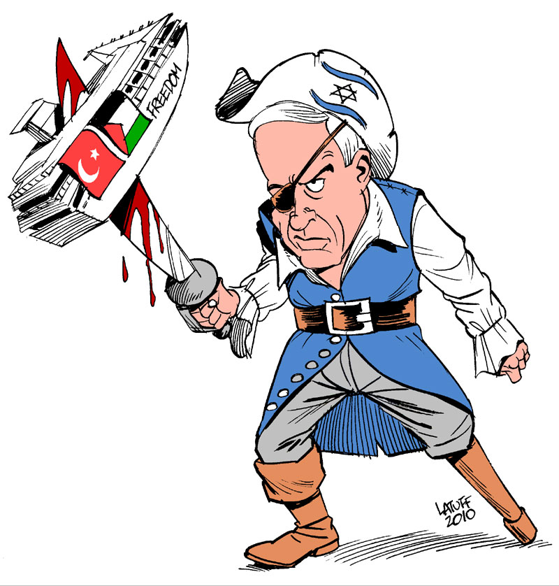 Netanyahu, Bloodthirsty pirate
