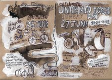 cycler - (alternative)unarmed forces day from art(y)chokes war collective