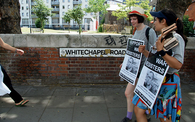 Passing Through Whitechapel.