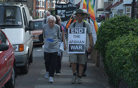 80 Year Old Malcom Pittock & Milan Rai.