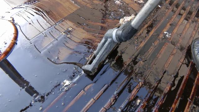 Sucking up the spill