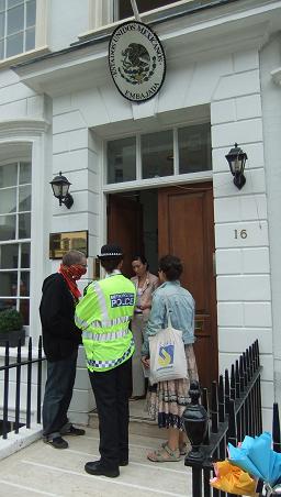 Delivering the letter