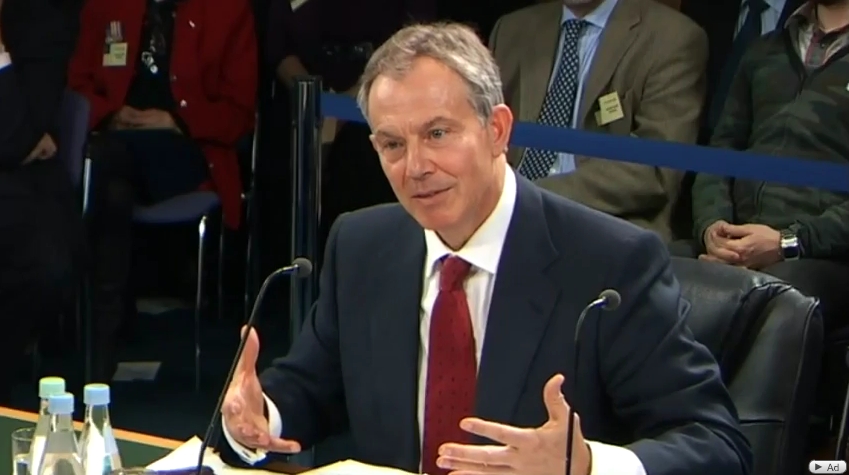 Former UK Prime Minister Blair's evidence at the "Iraq Inquiry", 28 January 2010