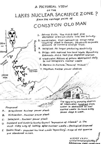 A Pictorial View of the Lakes Nuclear Sacrifice Zone - from Coniston Old Man