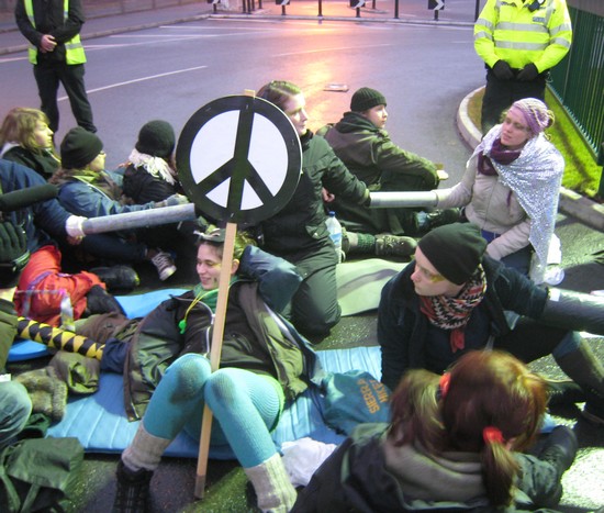 Aldermaston Big Blockade, Feb 2010 (D. Viesnik)