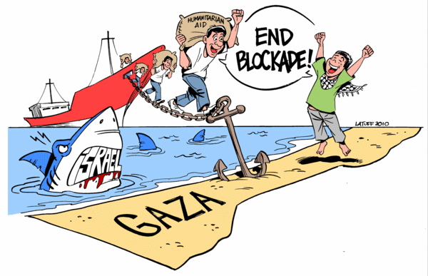 US backed Israeli blockade of Gaza 2