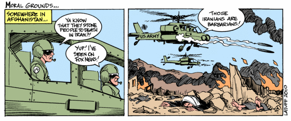 United States high moral grounds on human rights