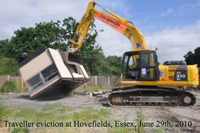 Hovefields Gypsy Eviction