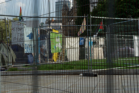 The Maze of Anti-Protesting Fencing.