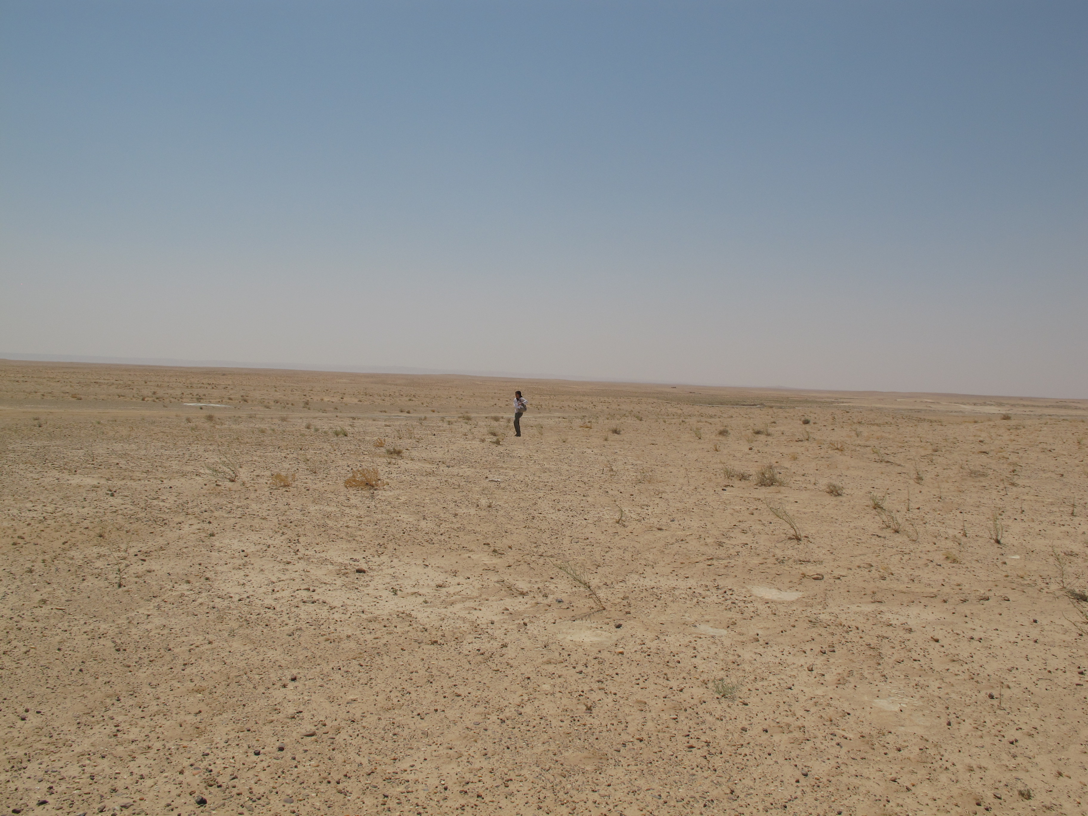 Lucine walking in Der Zor. Photo credit: Richard Dikran Tenguerian