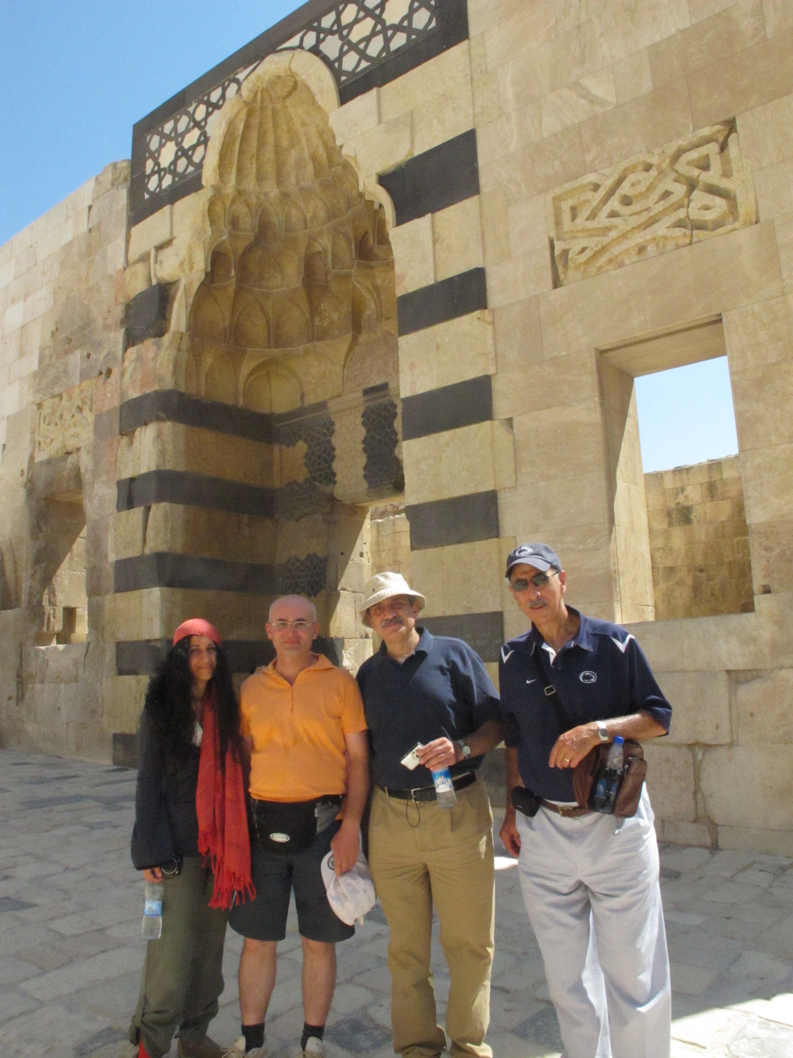 With the grandson of the righteous Syrian (2nd from left). Photo: Tenguerian