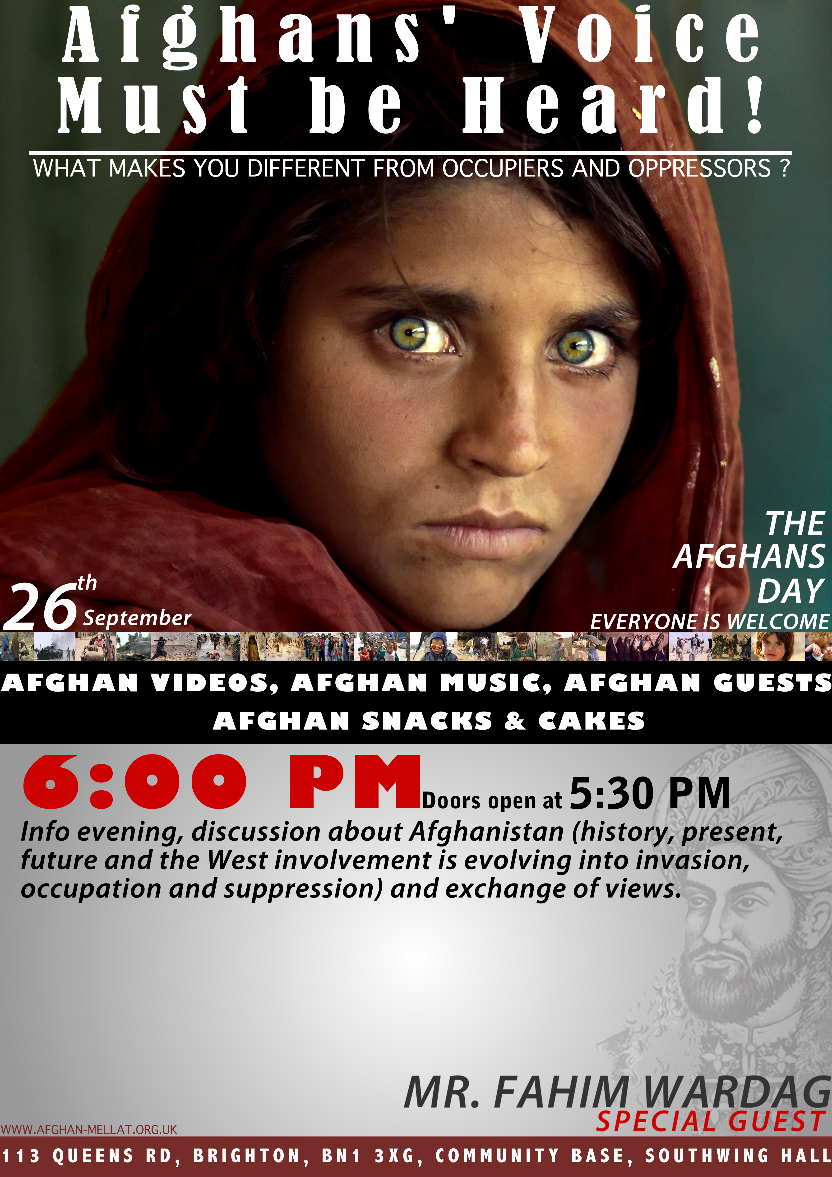 afghans' voice must be heard