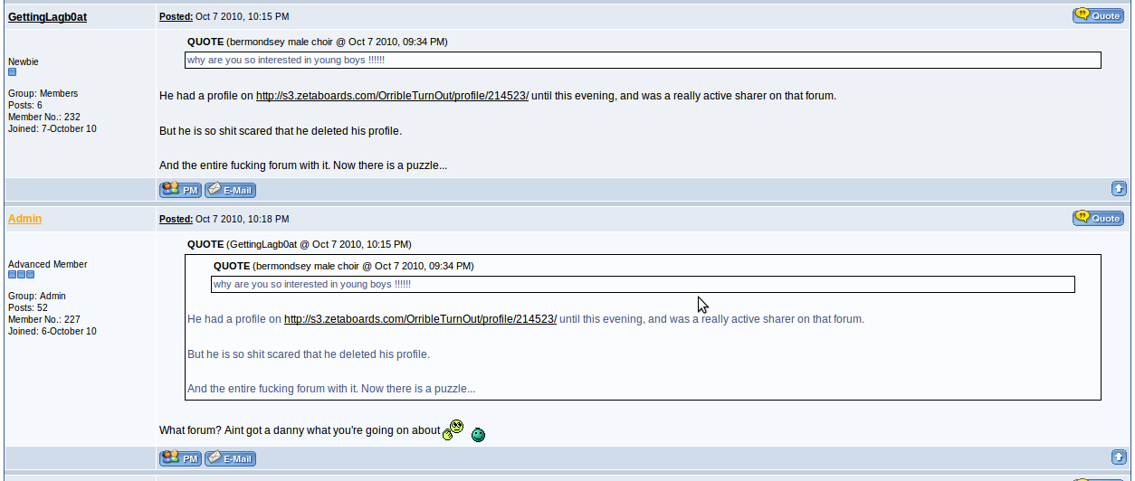 Dean West denies ever having a profile on Orrible Turn Out