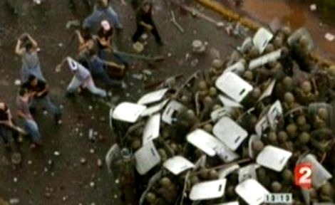 Image diffused by "France 2" in June 2009