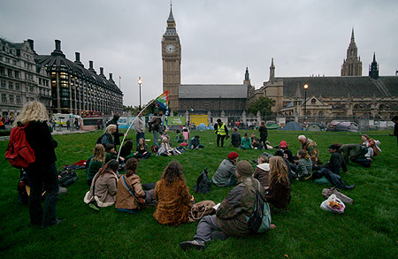 Getting onto the Square for Democracy.