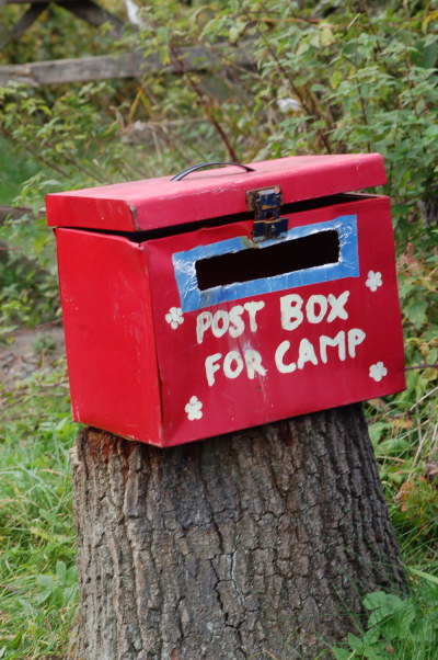 Camp post box