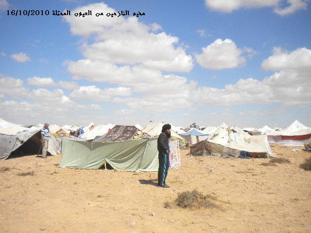 The camp with approximately 600 tents