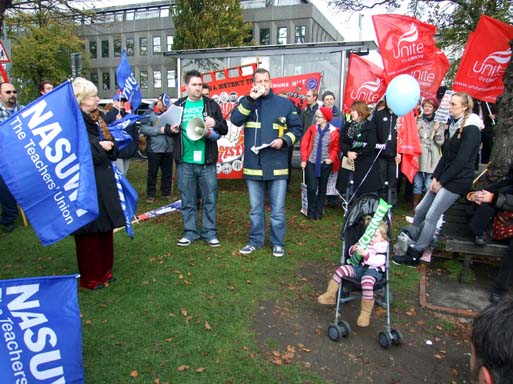 An FBU member speaking.