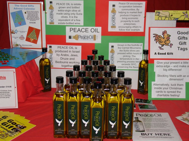 Peace Oil display