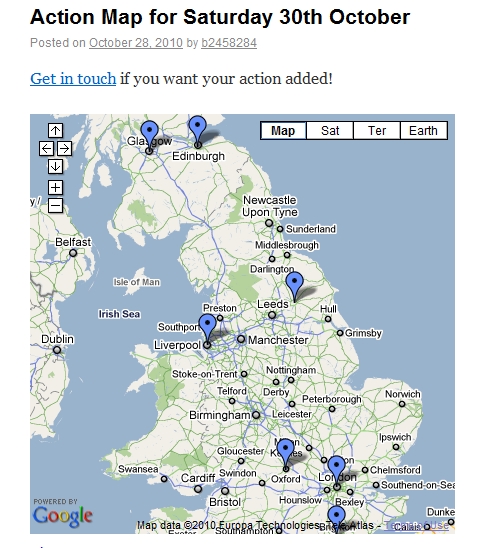 7 actions confirmed for saturday so far