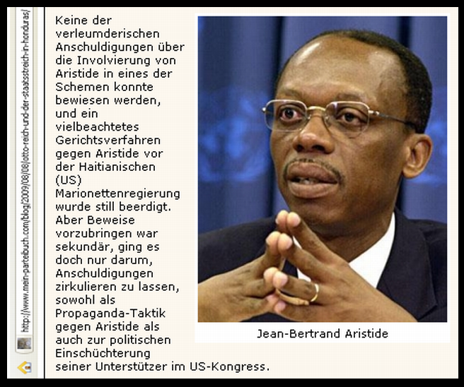 Jean-Bertrand Aristide - HAITI