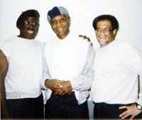 The Angola 3: left to right, Herman Wallace, Robert King, and Albert Woodfox.