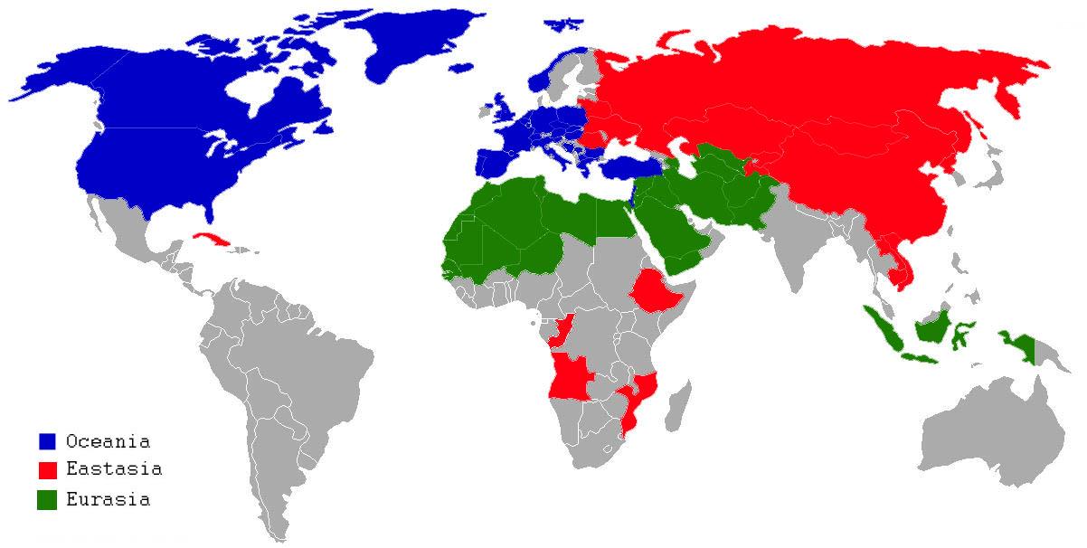 NWO: Oceania, Eurasia, Eastasia