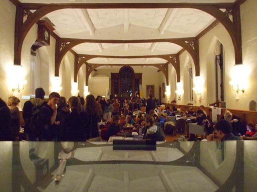 The old world finery of Combination Room.