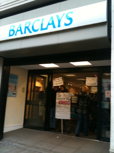 Barclays occupied