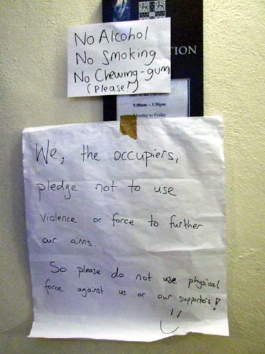 Here's the evidence - it's a PEACEFUL protest.